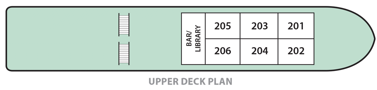 Pandaw RV Katha Pandaw Deck Plans Upper Deck.png